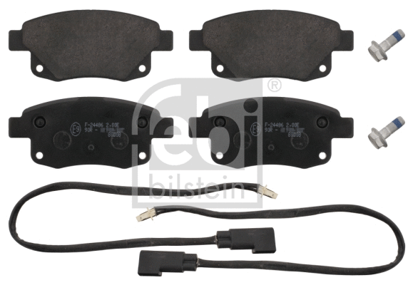Brake Pad Set, disc brake (16701)