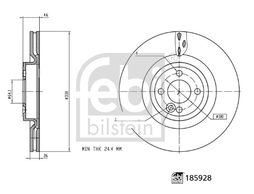 Brake Disc (185928)