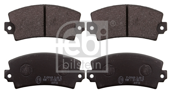 Brake Pad Set, disc brake (116179)