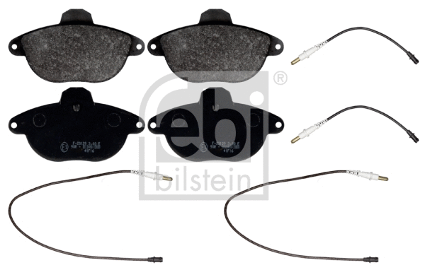 Brake Pad Set, disc brake (116037)
