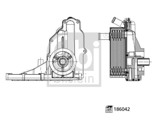 Housing, oil filter (186042)