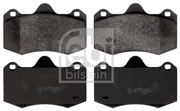 Brake Pad Set, disc brake (116207)