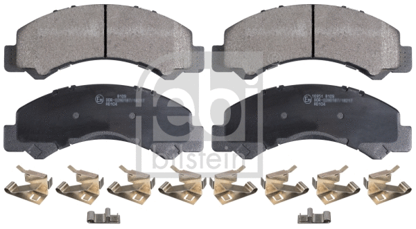 Brake Pad Set, disc brake (16951)
