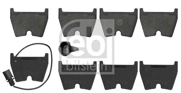 Brake Pad Set, disc brake (116024)