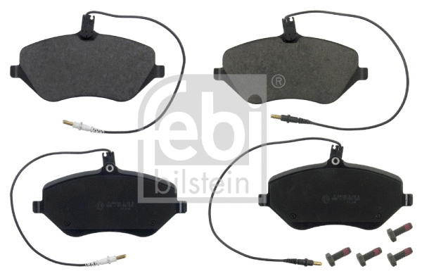 Brake Pad Set, disc brake (16829)