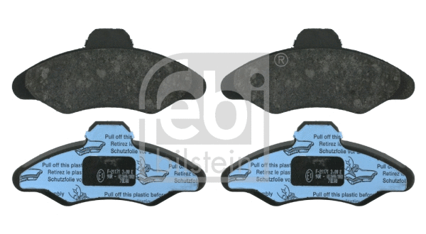 Brake Pad Set, disc brake (16038)