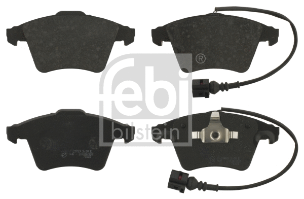 Brake Pad Set, disc brake (16733)