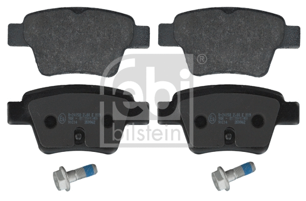 Brake Pad Set, disc brake (16715)