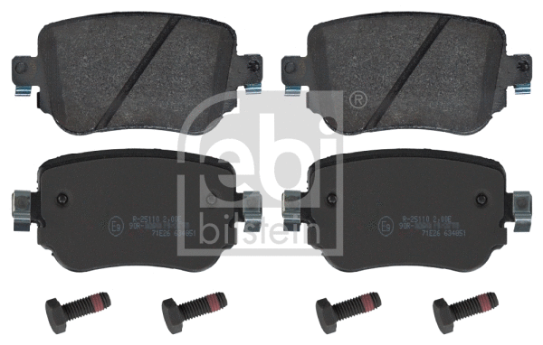 Brake Pad Set, disc brake (16912)