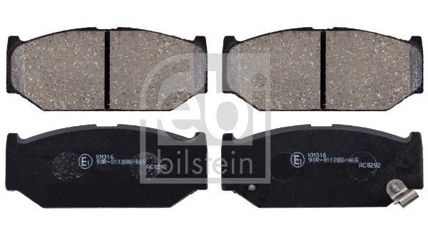 Brake Pad Set, disc brake (170303)