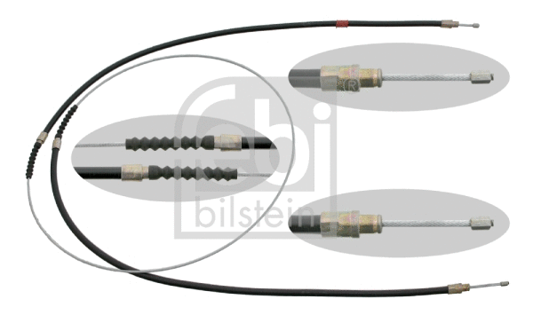 Cable Pull, parking brake (17903)