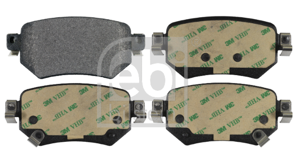 Brake Pad Set, disc brake (170664)