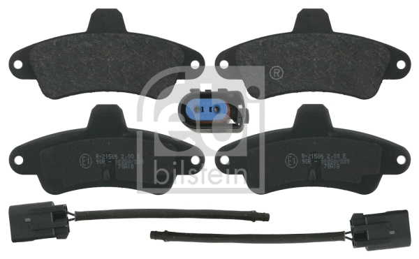 Brake Pad Set, disc brake (16159)