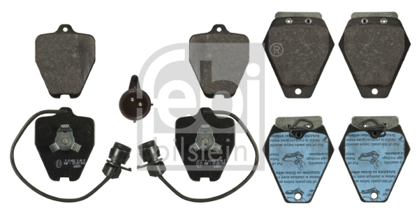 Brake Pad Set, disc brake (16762)