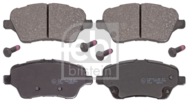 Brake Pad Set, disc brake (16915)
