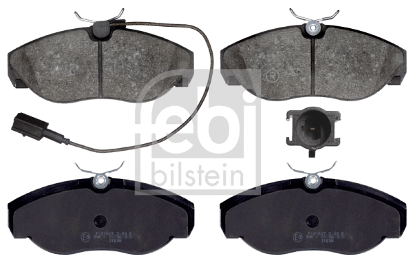 Brake Pad Set, disc brake (16391)