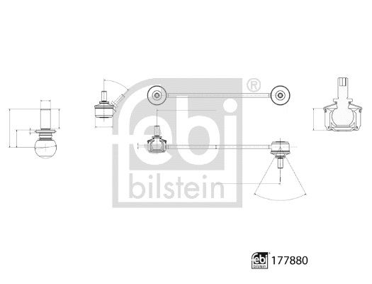 Link/Coupling Rod, stabiliser bar