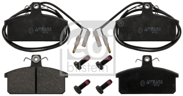 Brake Pad Set, disc brake (116096)