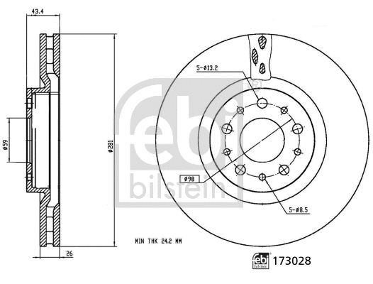 Brake Disc (173028)