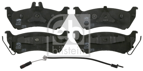 Brake Pad Set, disc brake (16436)