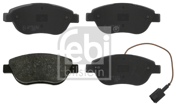 Brake Pad Set, disc brake (16554)