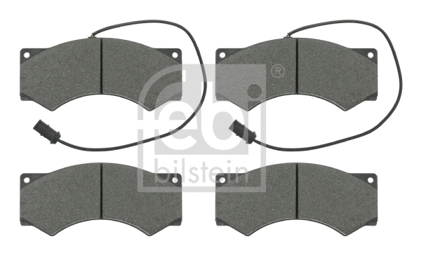 Brake Pad Set, disc brake (16593)