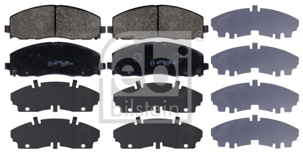 Brake Pad Set, disc brake (116061)