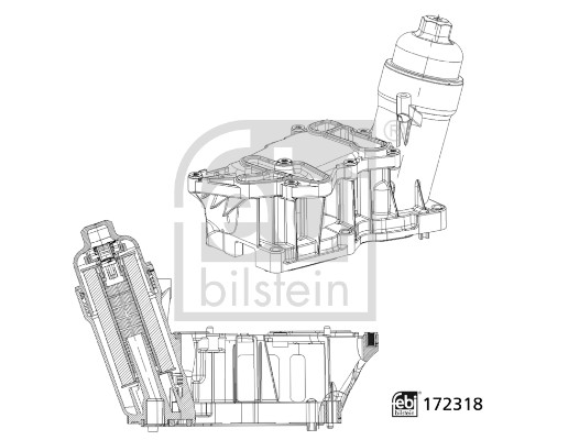 Housing, oil filter (172318)