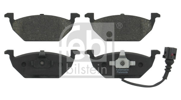Brake Pad Set, disc brake (16618)