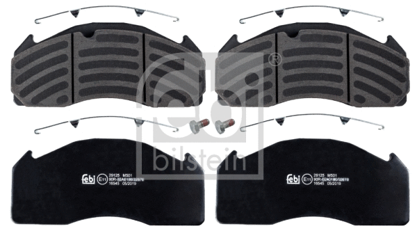 Brake Pad Set, disc brake (16545)