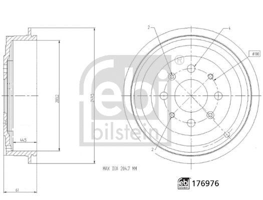 Brake Drum (176976)