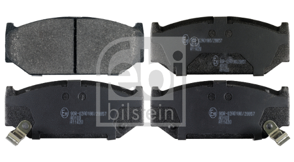 Brake Pad Set, disc brake (170657)