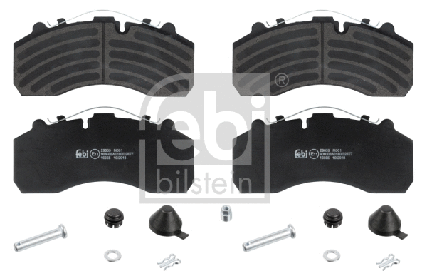 Brake Pad Set, disc brake (16665)