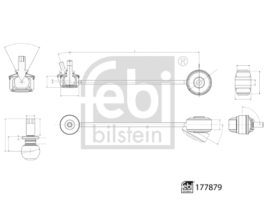 Link/Coupling Rod, stabiliser bar