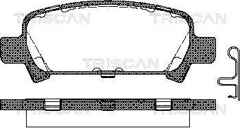 Brake Pad Set, disc brake (8110 68174)