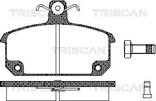 Brake Pad Set, disc brake (8110 25189)