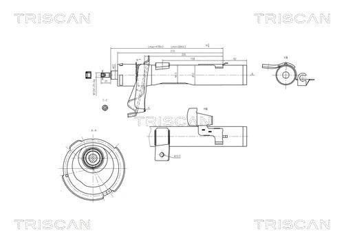 Shock Absorber (8705 16105)