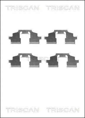 Accessory Kit, disc brake pad (8105 171596)