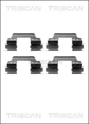 Accessory Kit, disc brake pad (8105 101635)