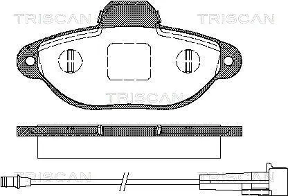 Brake Pad Set, disc brake (8110 15176)