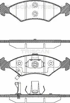 Brake Pad Set, disc brake (8110 18007)