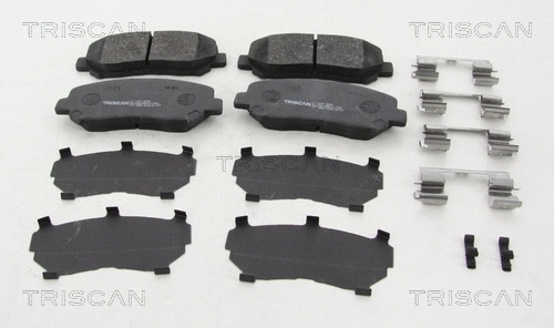 Brake Pad Set, disc brake (8110 50033)