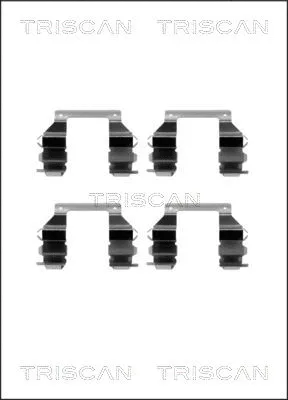 Accessory Kit, disc brake pad (8105 421583)
