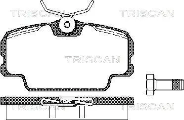 Brake Pad Set, disc brake (8110 10098)