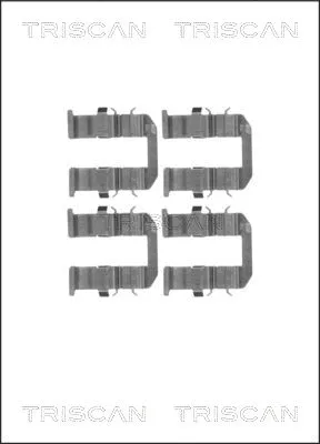 Accessory Kit, disc brake pad (8105 181012)