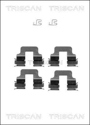 Accessory Kit, disc brake pad (8105 101619)