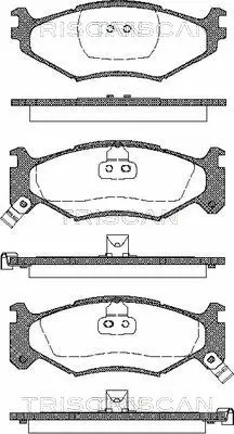 Brake Pad Set, disc brake (8110 10517)