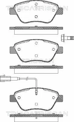 Brake Pad Set, disc brake (8110 15019)