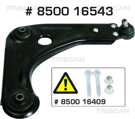 Control/Trailing Arm, wheel suspension (8500 16543)