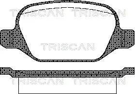 Brake Pad Set, disc brake (8110 15021)